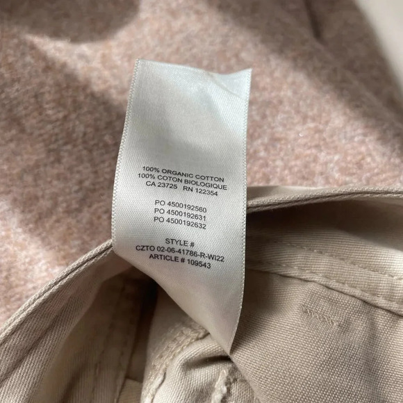 Aritzia Sunday Best New Oscar Cargo Carpenter Pants Hummus Beige Size 4 - Picture 8 of 8
